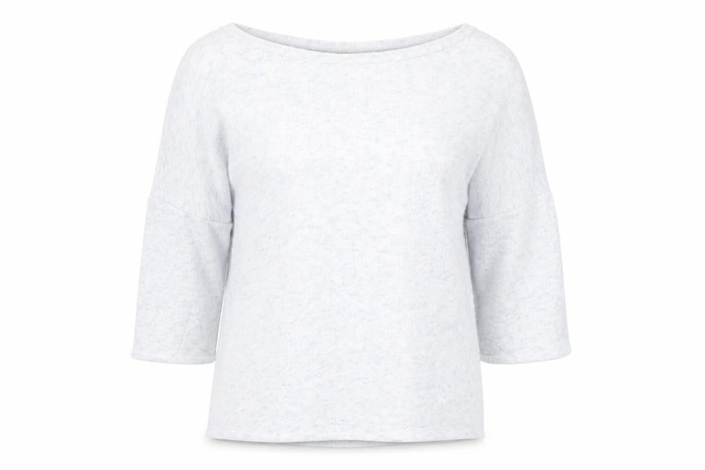 Indigo Womens Blue Round Neck  Polyester Pullover Jumper Size M