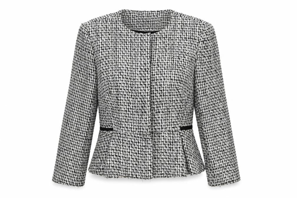 Marks & Spencer Womens Grey   Jacket Blazer Size 6  Button