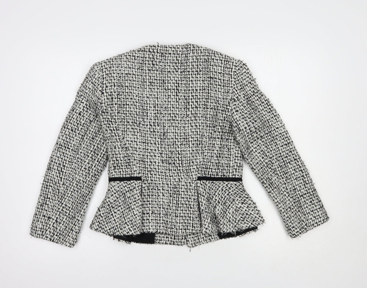 Marks & Spencer Womens Grey   Jacket Blazer Size 6  Button