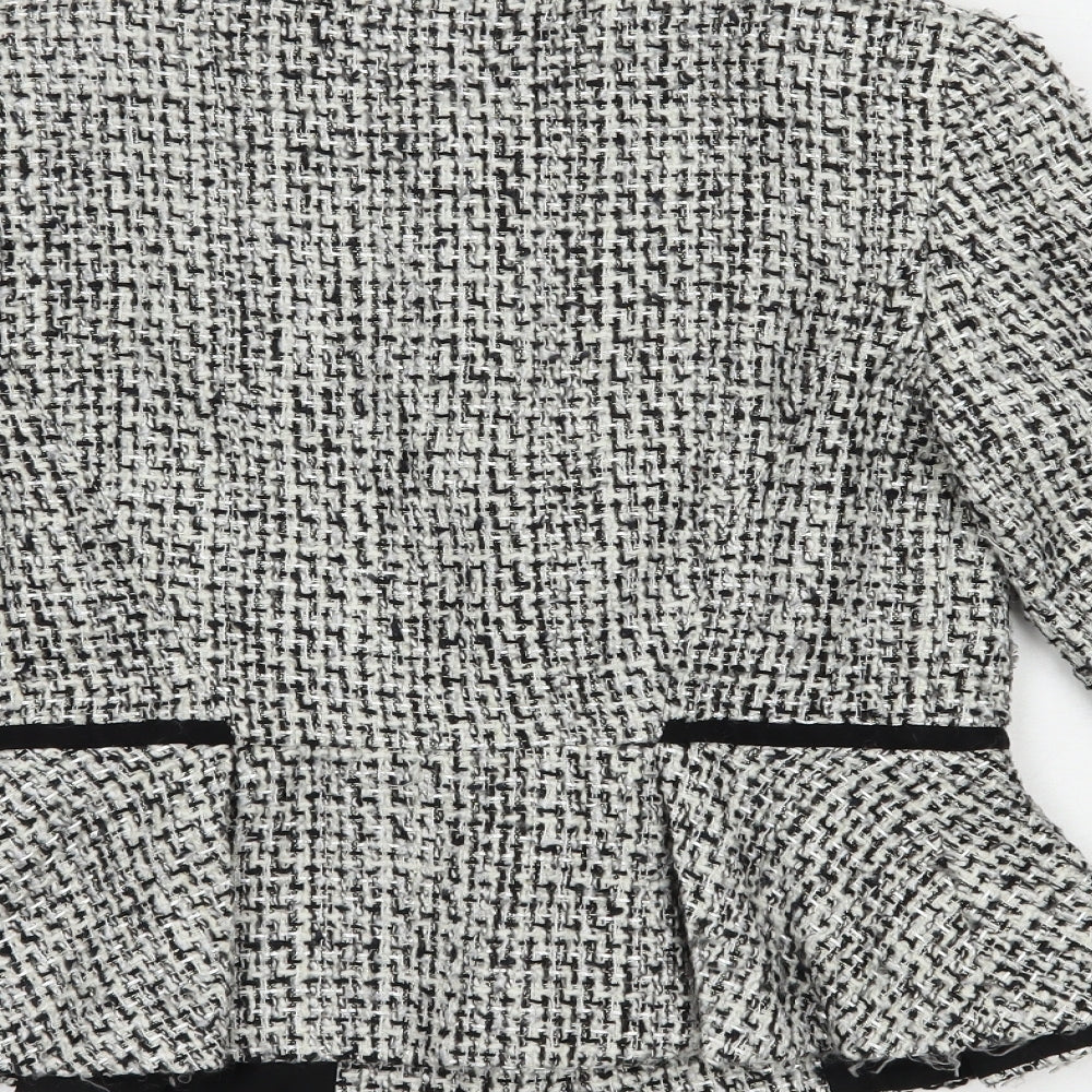 Marks & Spencer Womens Grey   Jacket Blazer Size 6  Button