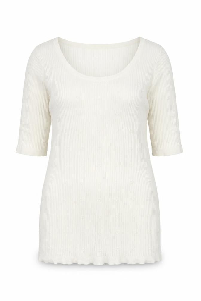 F&F Womens Ivory Round Neck  Acrylic Pullover Jumper Size 16