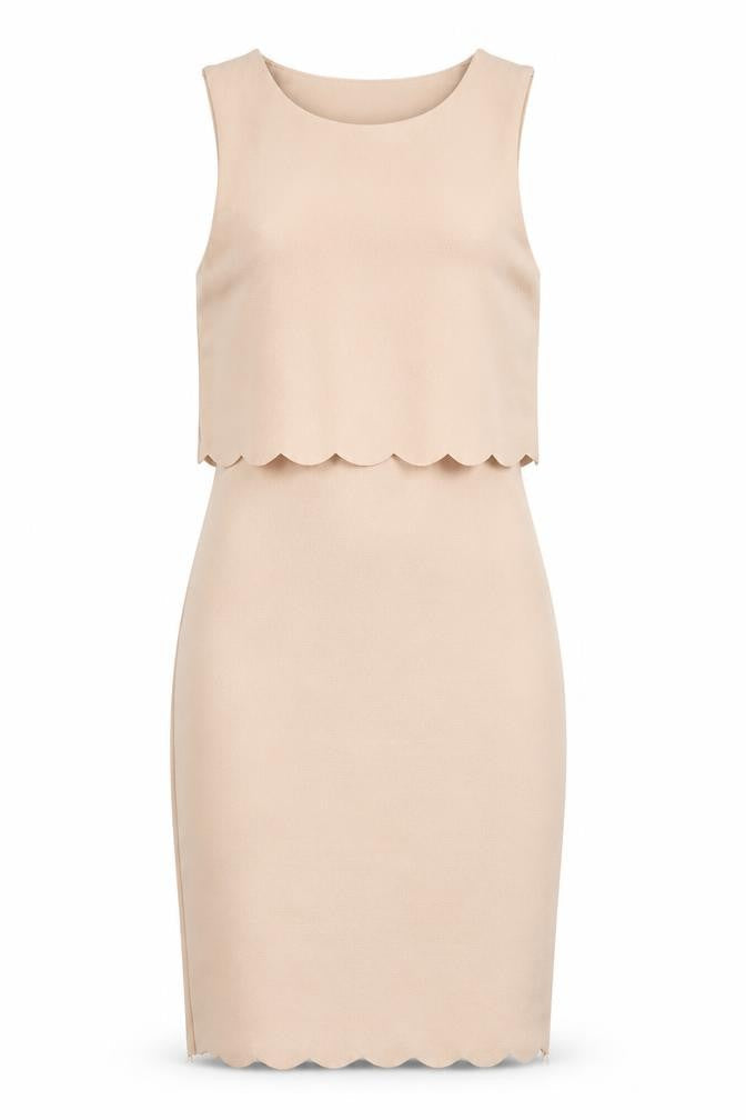New Look Womens Pink  Polyester Bodycon  Size 10  Round Neck