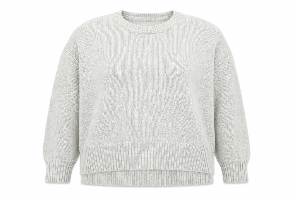 New Look Womens Green Crew Neck  Acrylic Pullover Jumper Size L