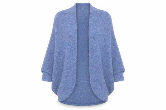 Mossimo Womens Blue V-Neck  Polyester Cardigan Jumper Size S
