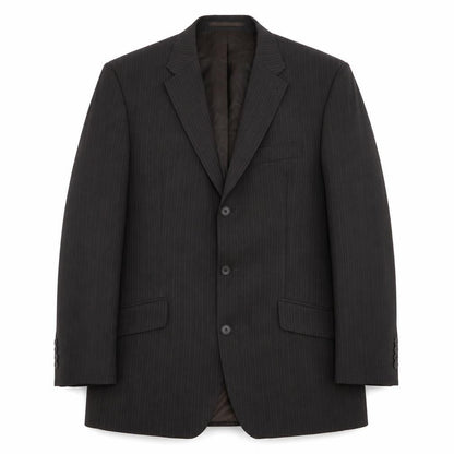 Next Mens Brown Striped Wool Jacket Suit Jacket Size 42