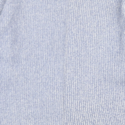 George Mens Blue Crew Neck  Polyester Pullover Jumper Size S