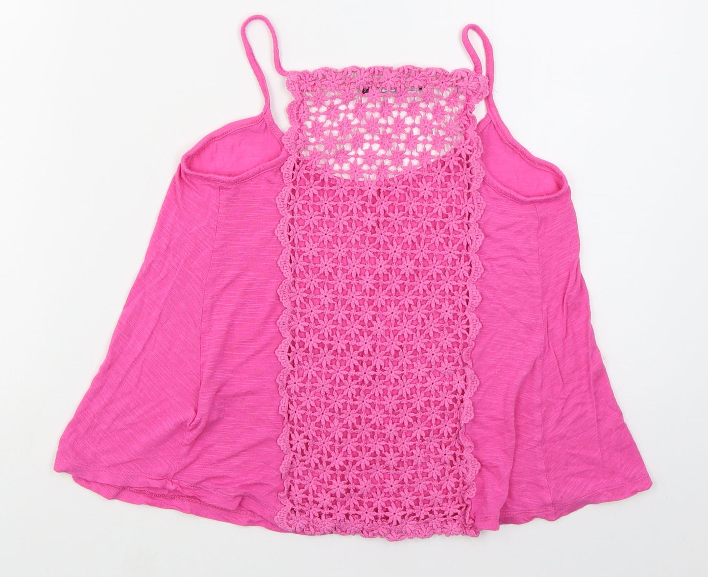 Atmosphere Womens Pink  Viscose Basic Tank Size 6 V-Neck