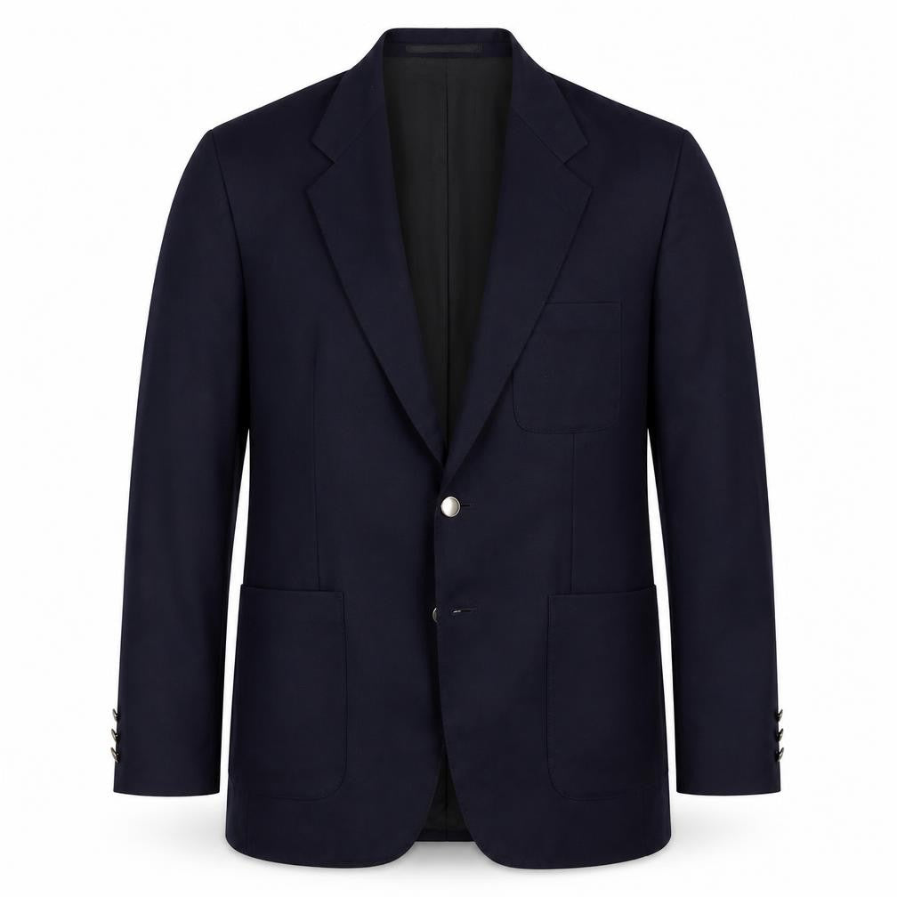 Turner Virr & Co Mens Blue  Polyester Jacket Suit Jacket Size 40