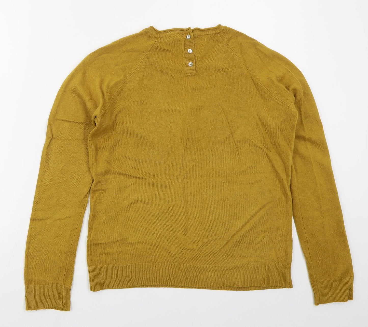 Atmosphere Womens Beige Crew Neck  Acrylic Pullover Jumper Size 10