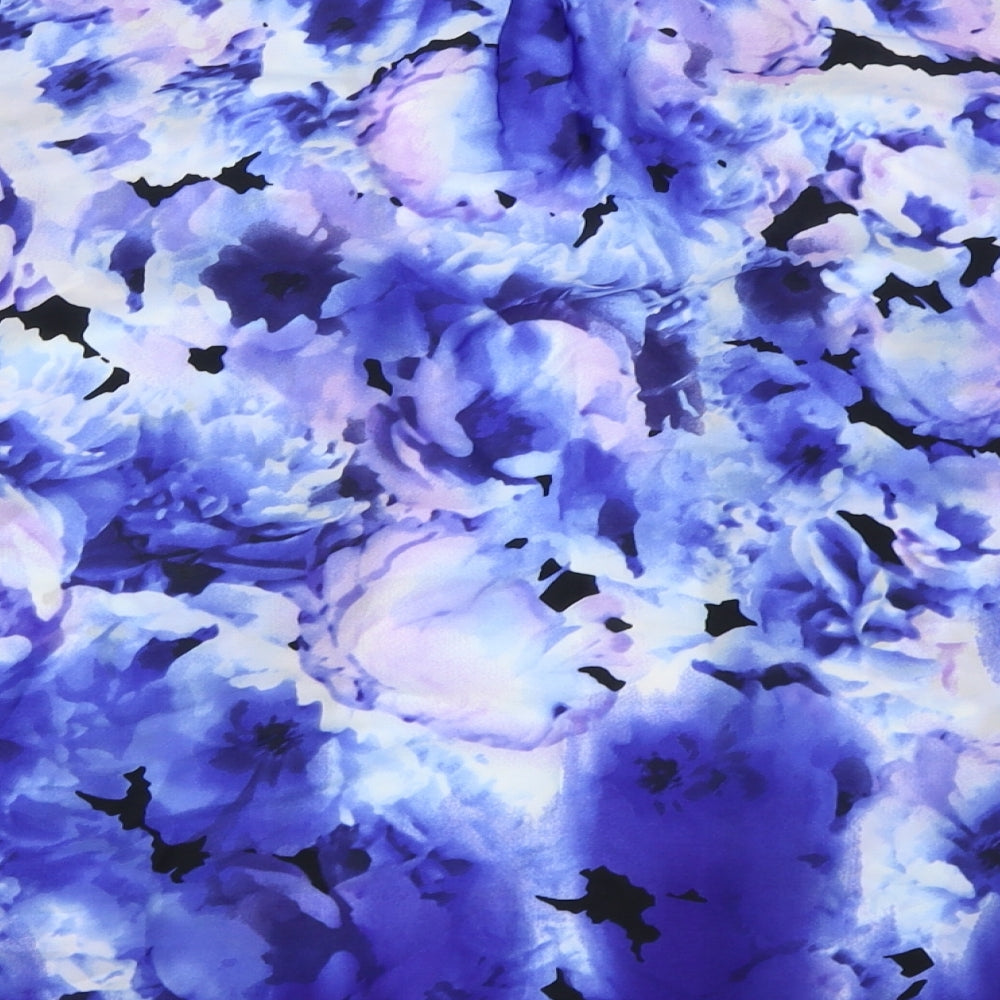 Roman Womens Blue Floral  Jacket  Size 10