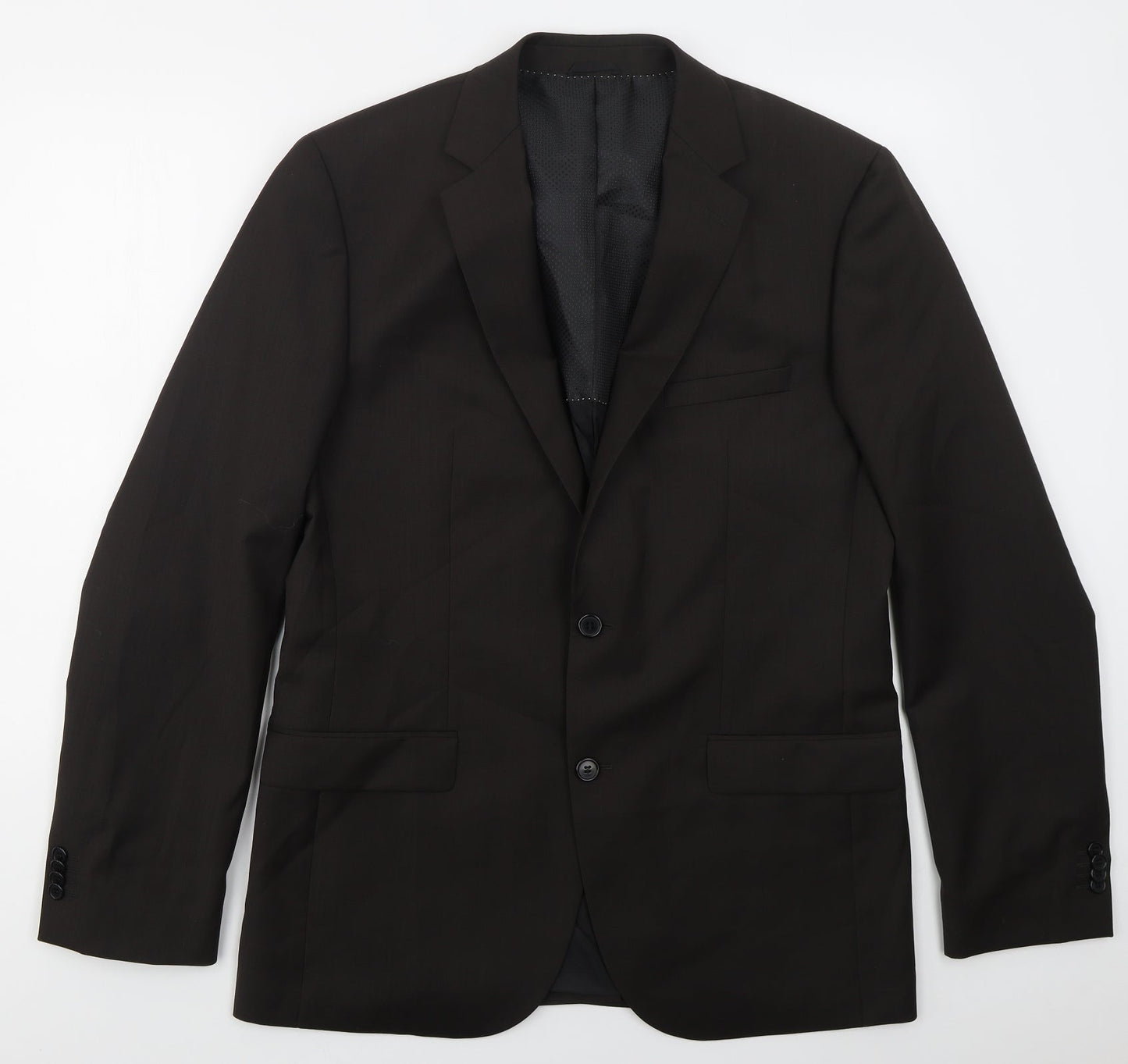 Esprit Mens Brown  Viscose Jacket Suit Jacket Size 42