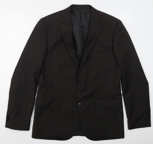 Esprit Mens Brown  Viscose Jacket Suit Jacket Size 42