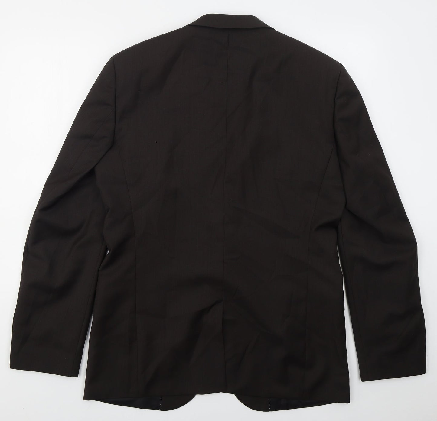 Esprit Mens Brown  Viscose Jacket Suit Jacket Size 42
