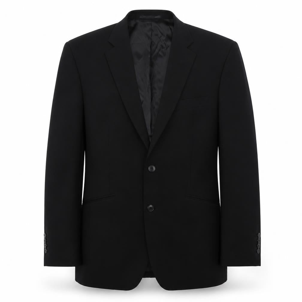 Daniel Grahame Mens Black  Polyester Jacket Suit Jacket Size 40