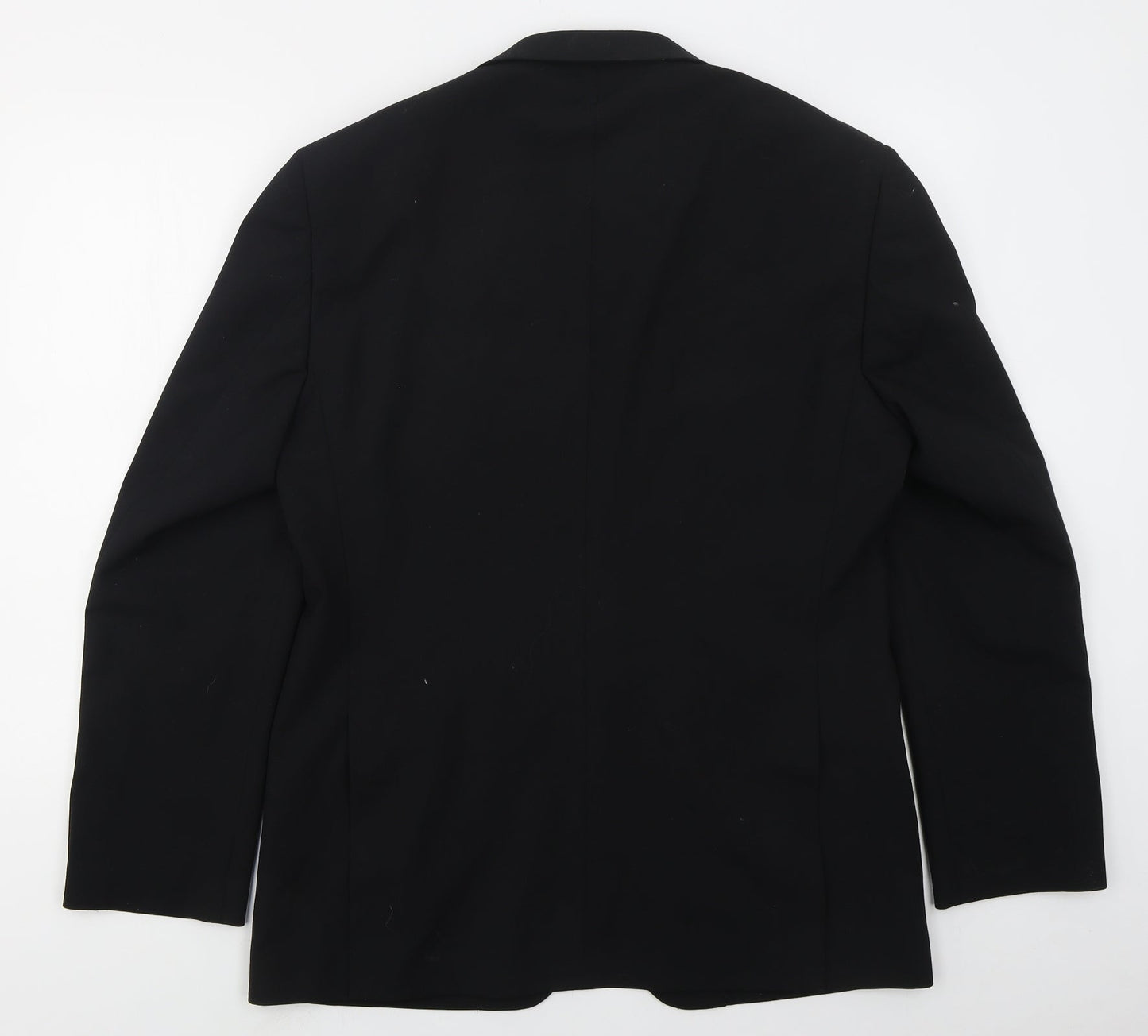 Daniel Grahame Mens Black  Polyester Jacket Suit Jacket Size 40