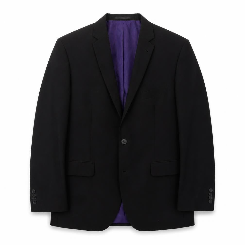 Taylor & Wright Mens Black  Polyester Jacket Suit Jacket Size 42