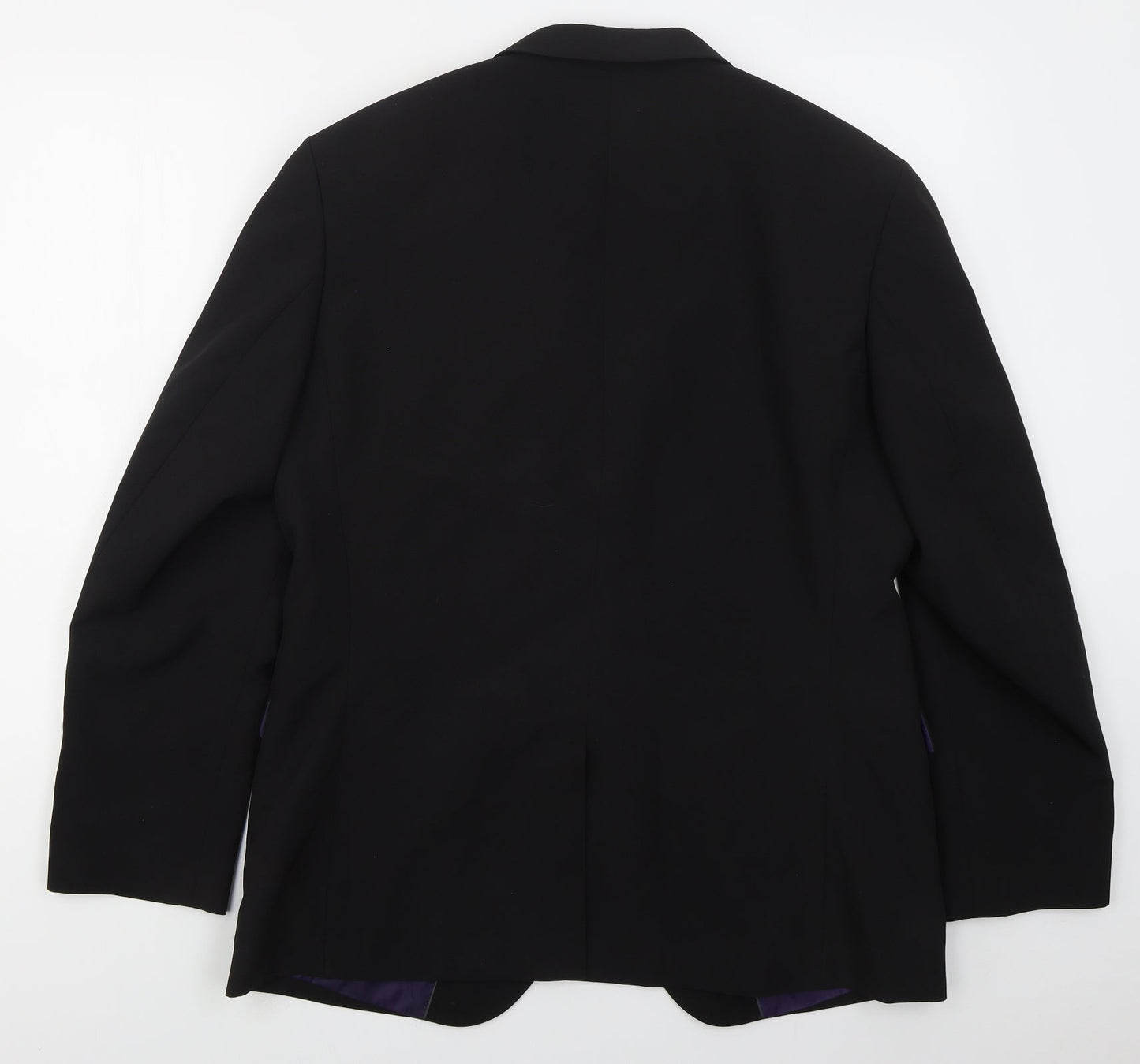Taylor & Wright Mens Black  Polyester Jacket Suit Jacket Size 42