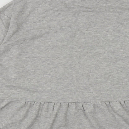 George Womens Grey  Cotton Pullover Sweatshirt Size L