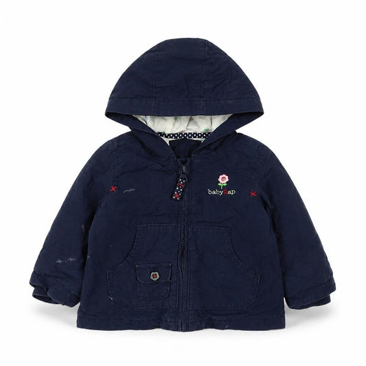 Gap Girls Blue   Basic Coat Coat Size 12 Months   Zip