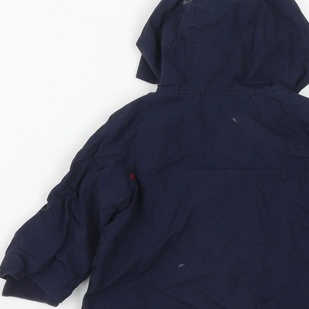 Gap Girls Blue   Basic Coat Coat Size 12 Months   Zip
