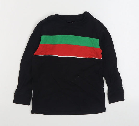 NEXT Boys Black  100% Cotton Pullover Sweatshirt Size 4 Years  Pullover