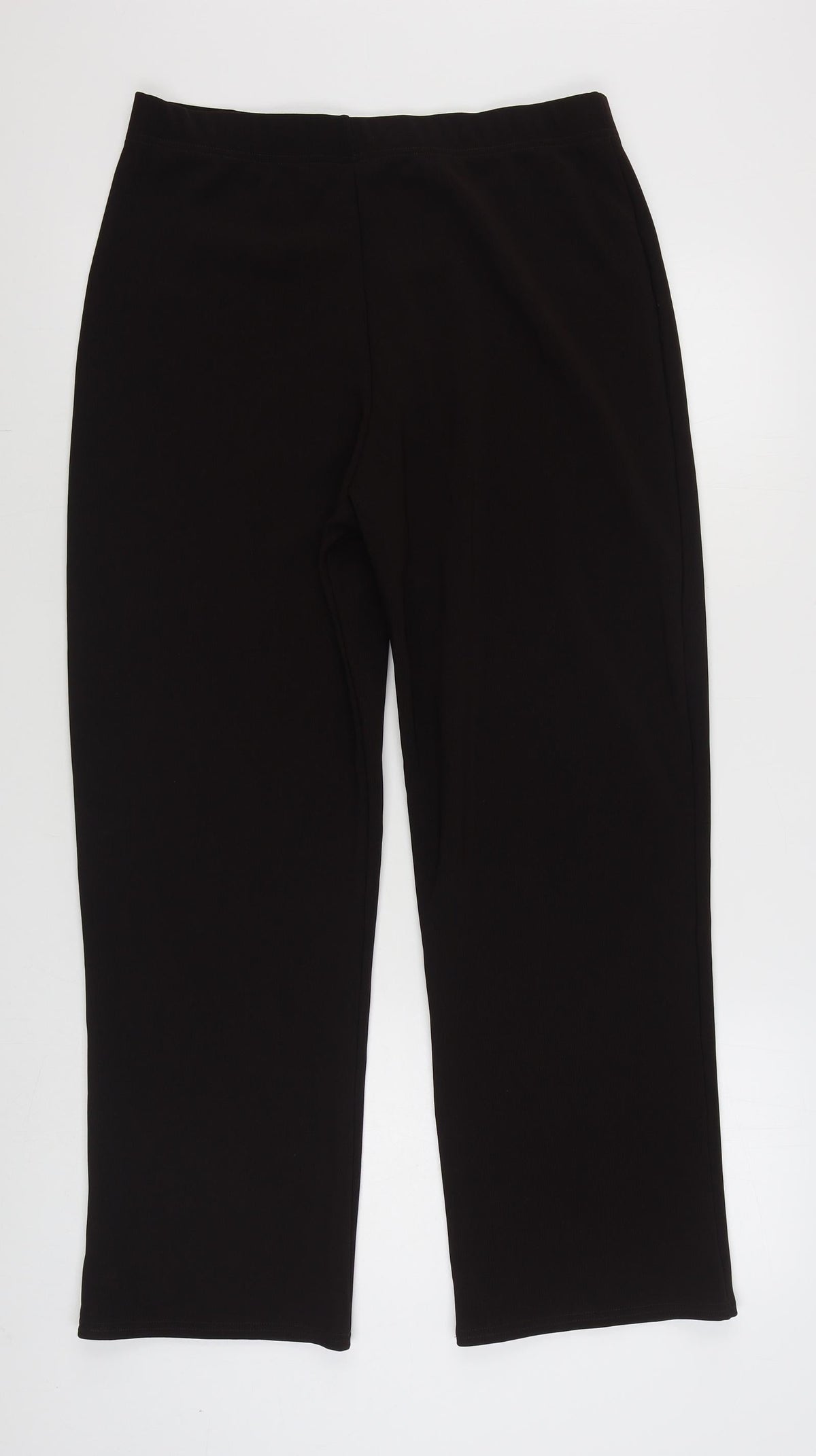 Preworn Womens Brown  Cotton Blend Trousers  Size 3XL L27 in Regular