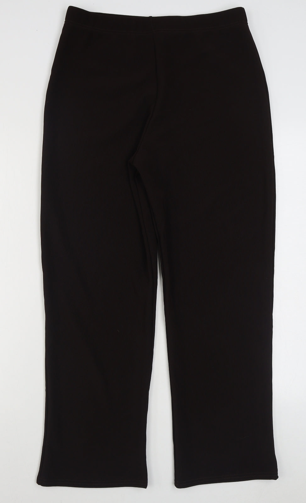 Preworn Womens Brown  Polyester Trousers  Size 3XL L29 in Regular