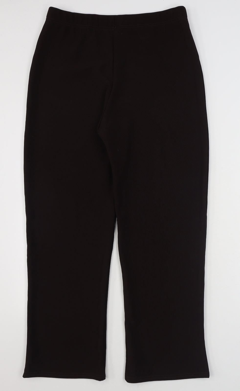 Preworn Womens Brown  Polyester Trousers  Size 3XL L29 in Regular
