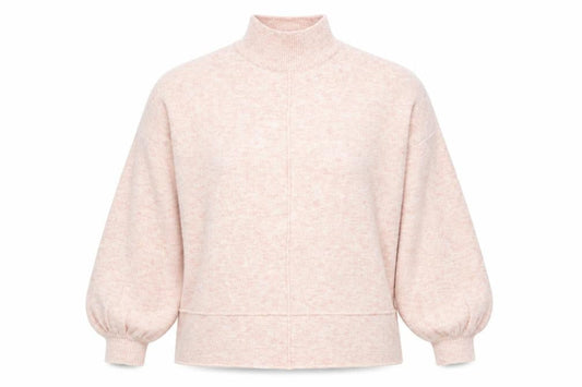 Miss Selfridge Womens Pink Mock Neck  Polyester Pullover Jumper Size 10
