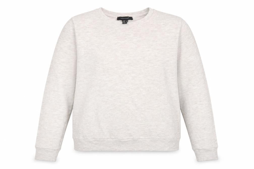 Atmosphere Womens Grey Crew Neck  Acrylic Pullover Jumper Size 12