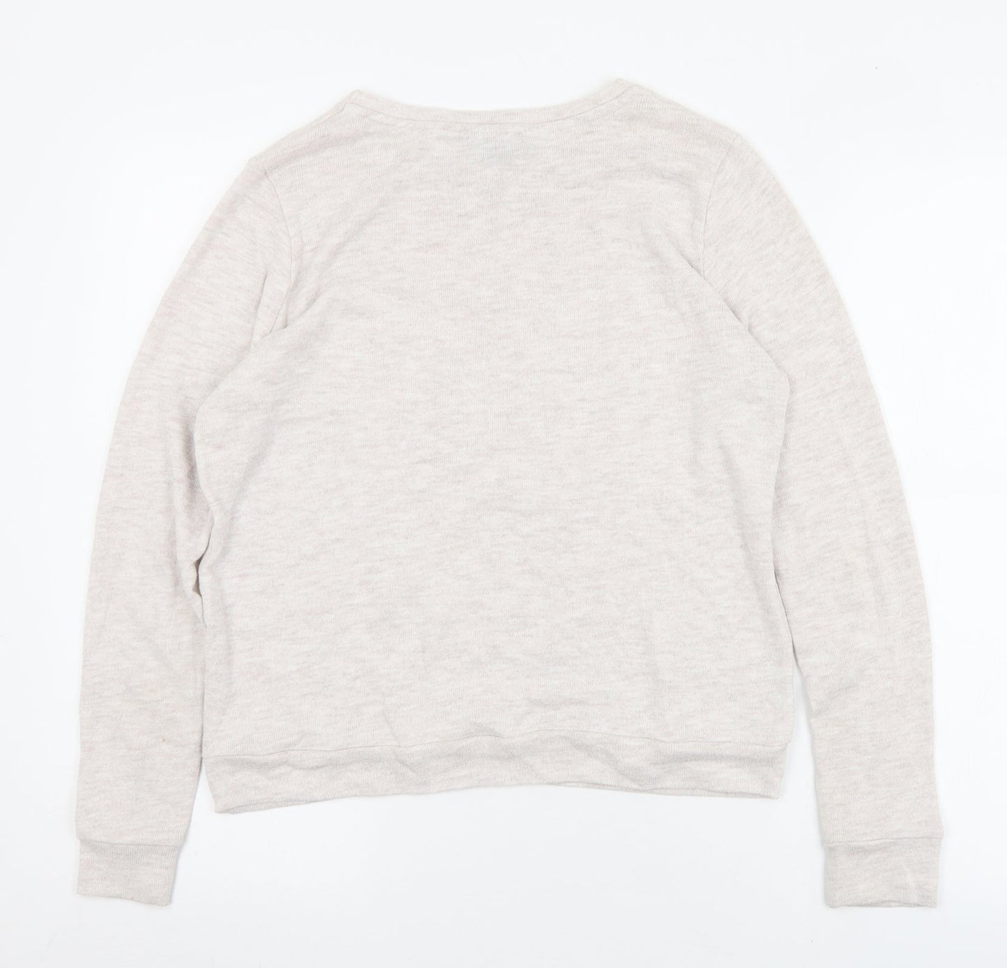 Atmosphere Womens Grey Crew Neck  Acrylic Pullover Jumper Size 12