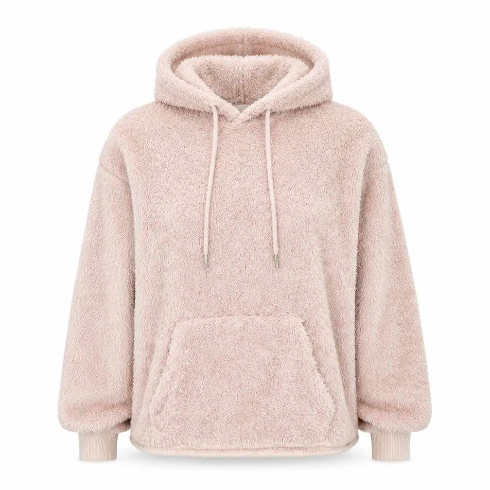 H&M Womens Pink  Polyester Pullover Hoodie Size S