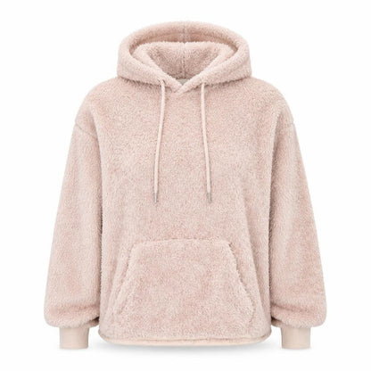 H&M Womens Pink  Polyester Pullover Hoodie Size S