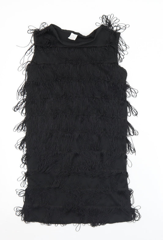 I Love Fancy Dress Girls Black  Polyester Shift  Size S  Round Neck  - Fancy dress