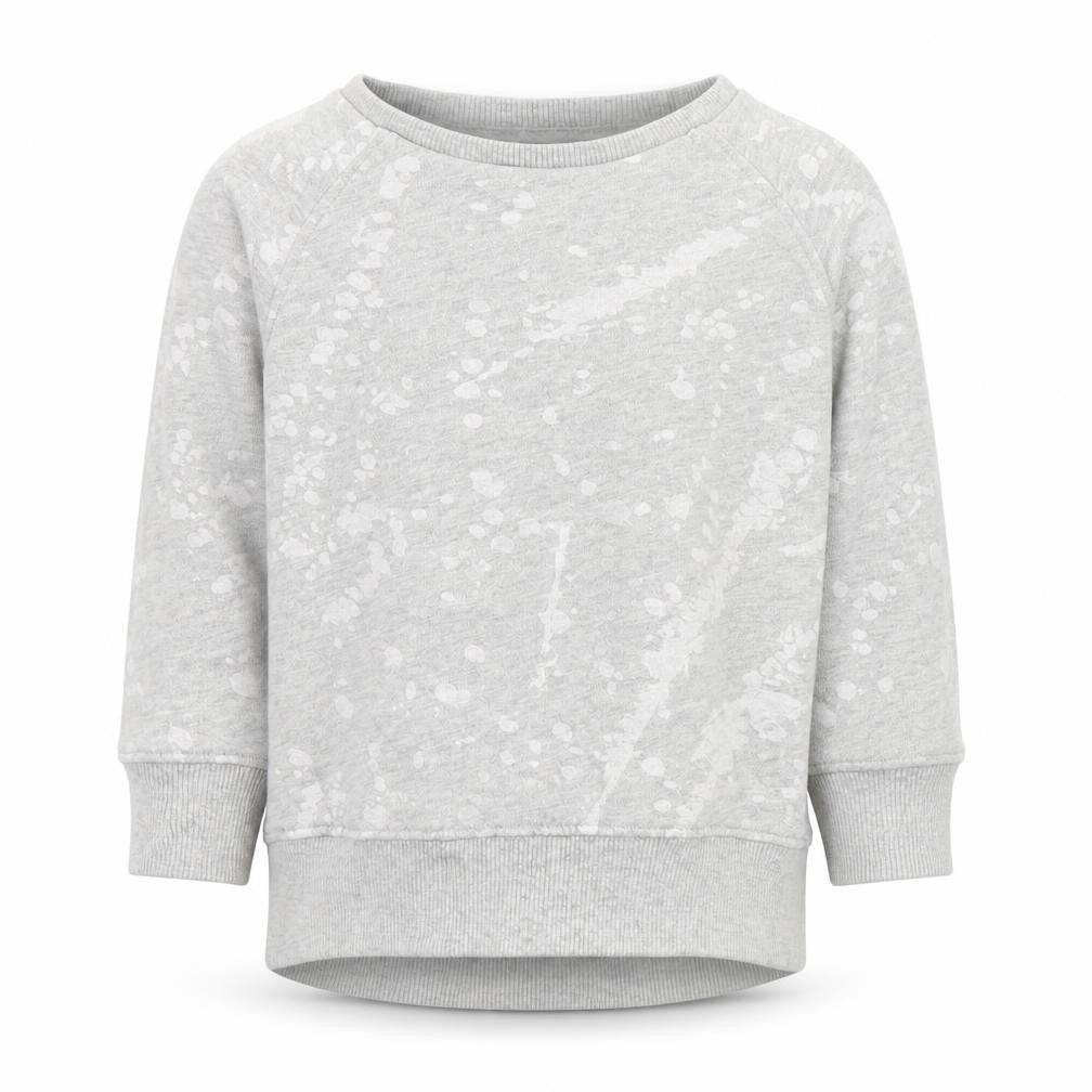 Next Boys Grey Geometric Cotton Pullover Jumper Size 12-18 Months   - Distressed effect