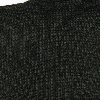 Flex Moda Womens Green High Neck  Acrylic Pullover Jumper Size M
