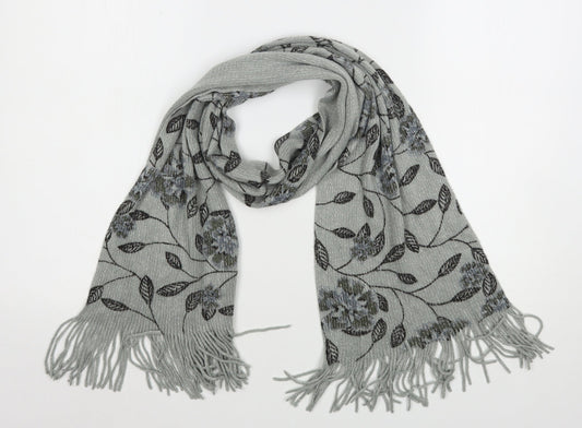 Preworn Womens Multicoloured Floral Polyester  Scarf