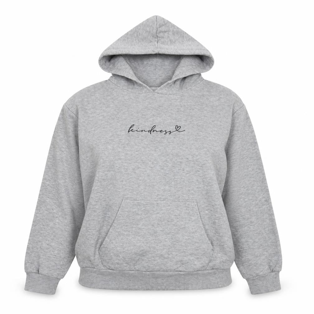 Brave Soul Womens Grey  Cotton Pullover Hoodie Size S