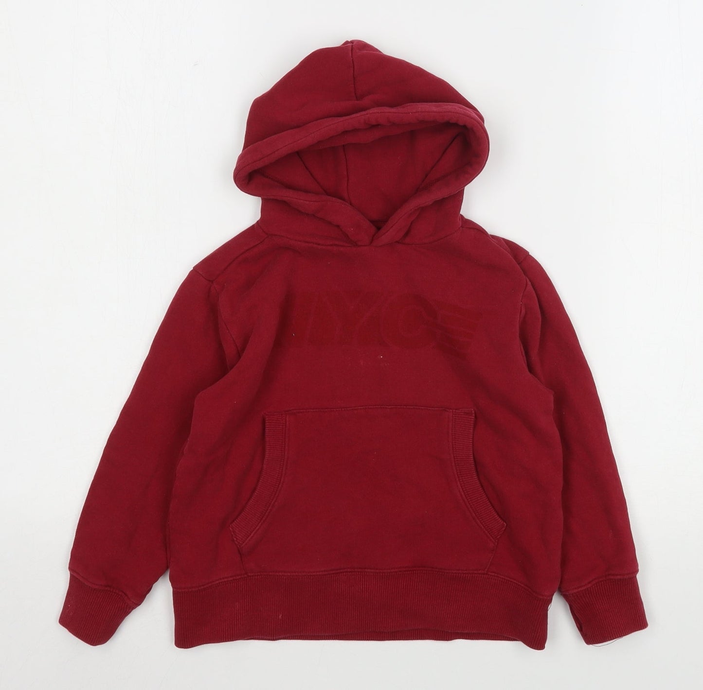 NEXT Boys Red  Cotton Pullover Hoodie Size 5 Years