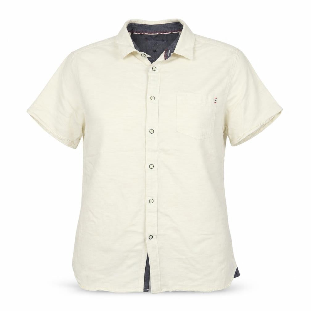 Morley Womens Beige  Polyester Basic Button-Up Size L Collared