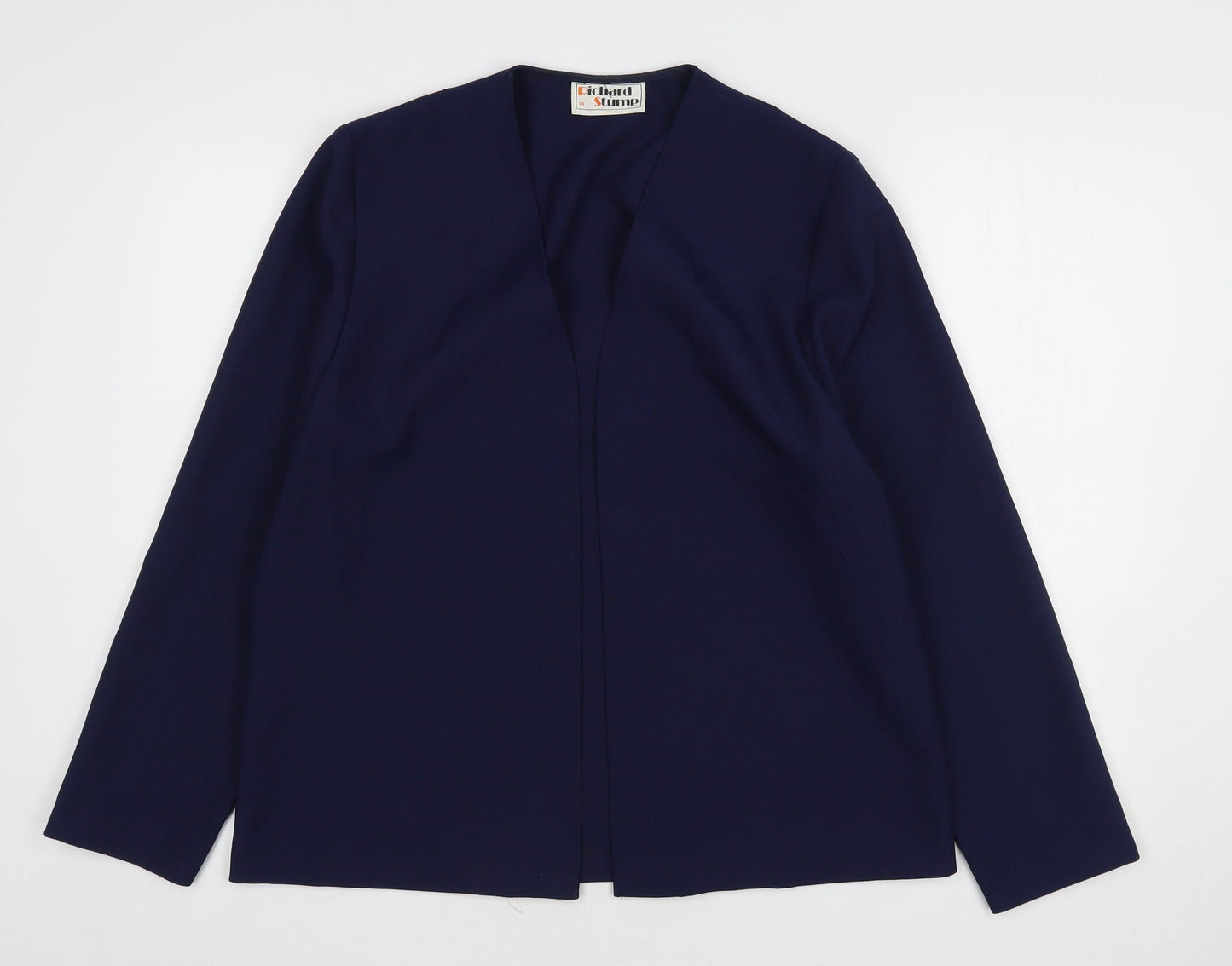 Richard Stump Womens Blue   Jacket Blazer Size 14