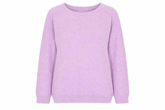 Country Casuals Womens Pink Round Neck Cotton Pullover Jumper Size M