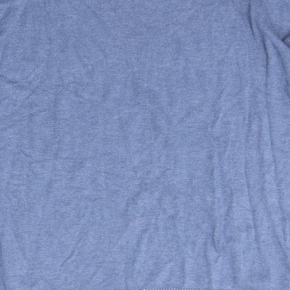 Atmosphere Womens Blue Scoop Neck  Viscose Pullover Jumper Size 12
