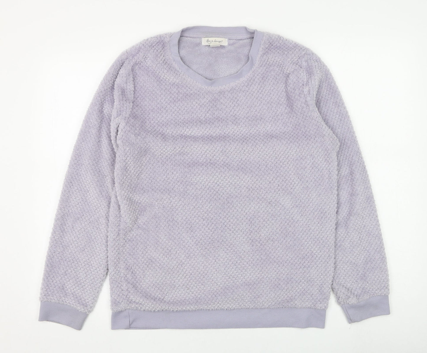 Primark Womens Purple  Polyester Pullover Sweatshirt Size 10  Pullover - Loungewear