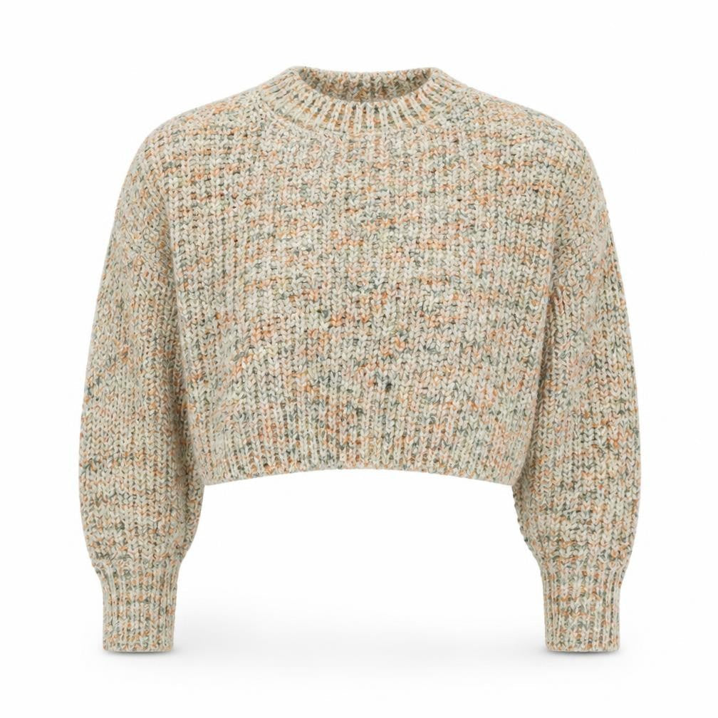 QED London Womens Multicoloured Round Neck  Polyester Pullover Jumper Size S