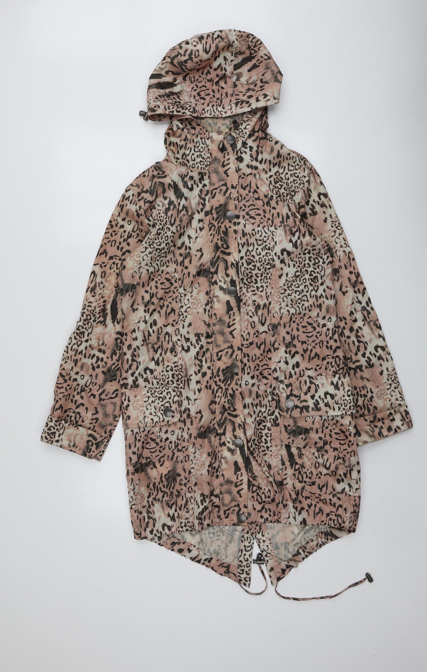 Internacionale Womens Pink Animal Print  Jacket  Size 10