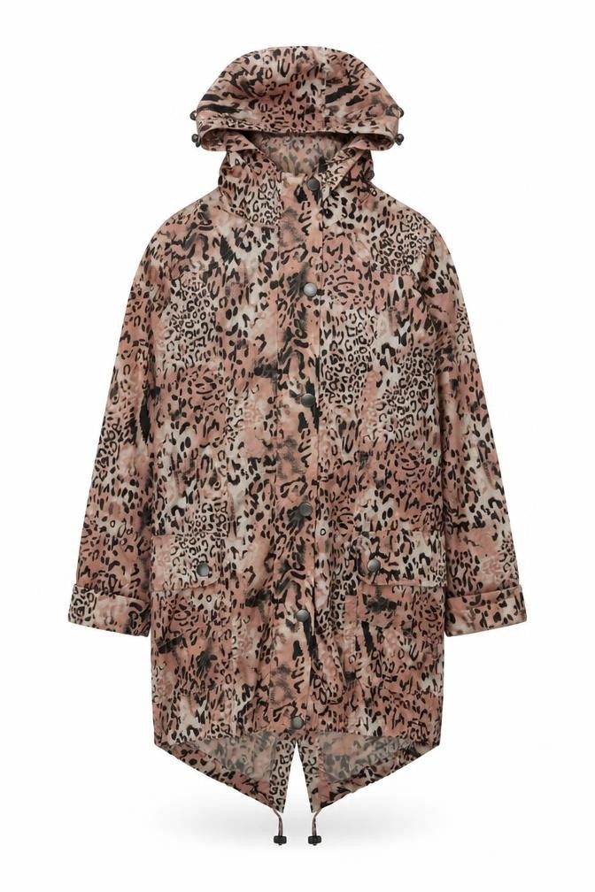 Internacionale Womens Pink Animal Print  Jacket  Size 10