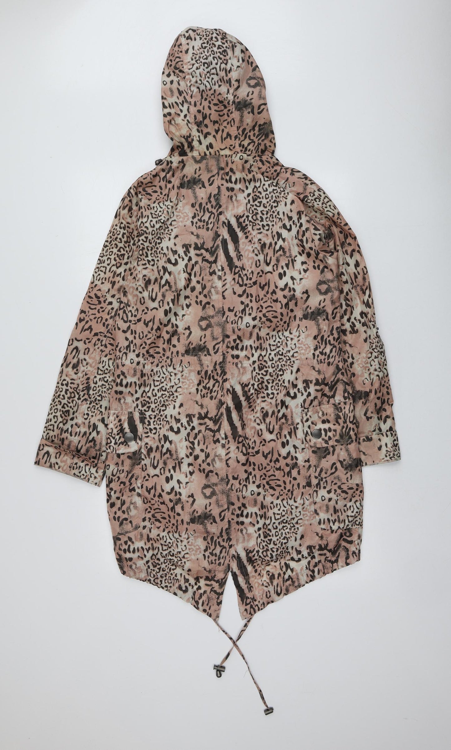 Internacionale Womens Pink Animal Print  Jacket  Size 10