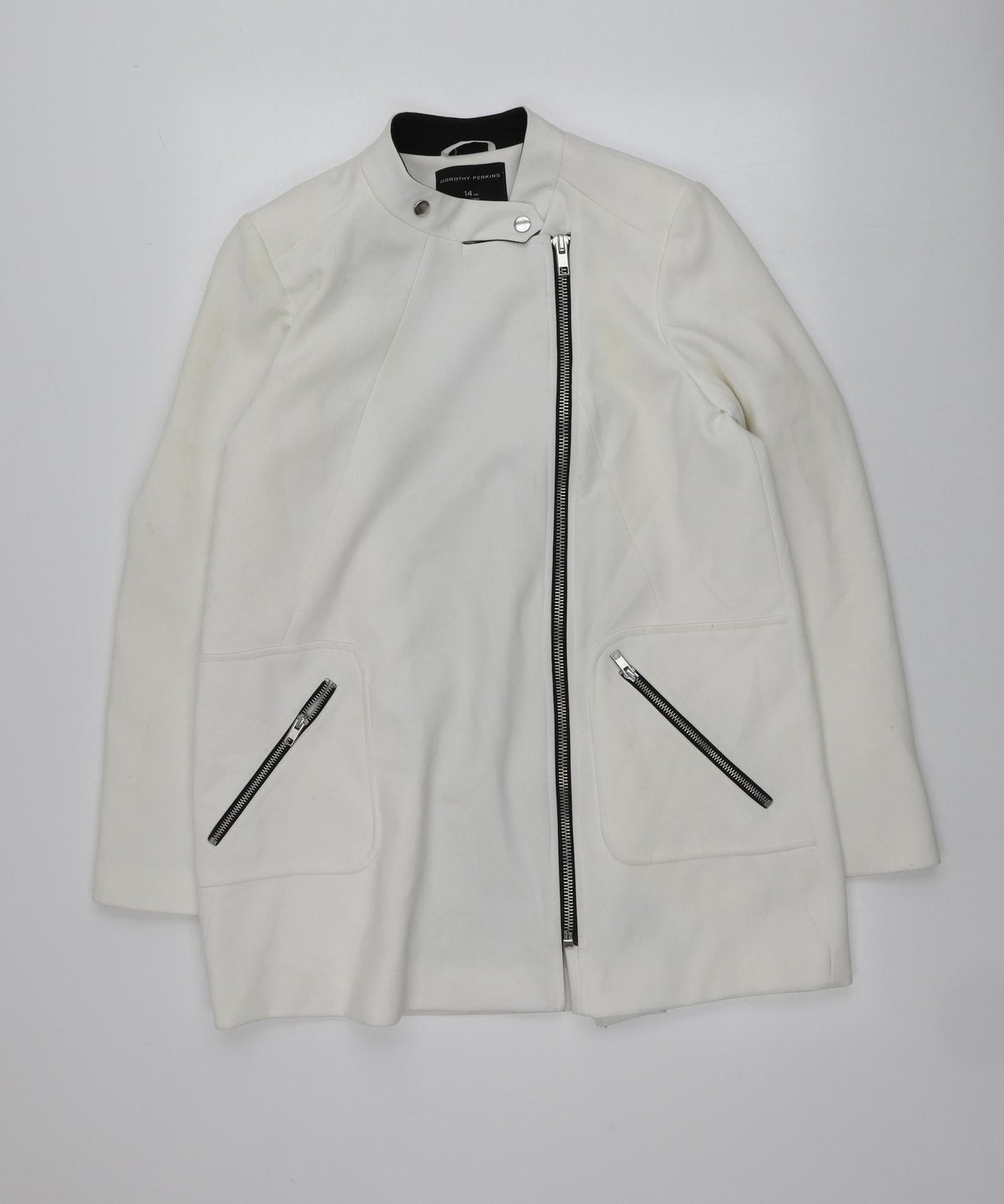 Dorothy Perkins Womens Ivory   Jacket  Size 14
