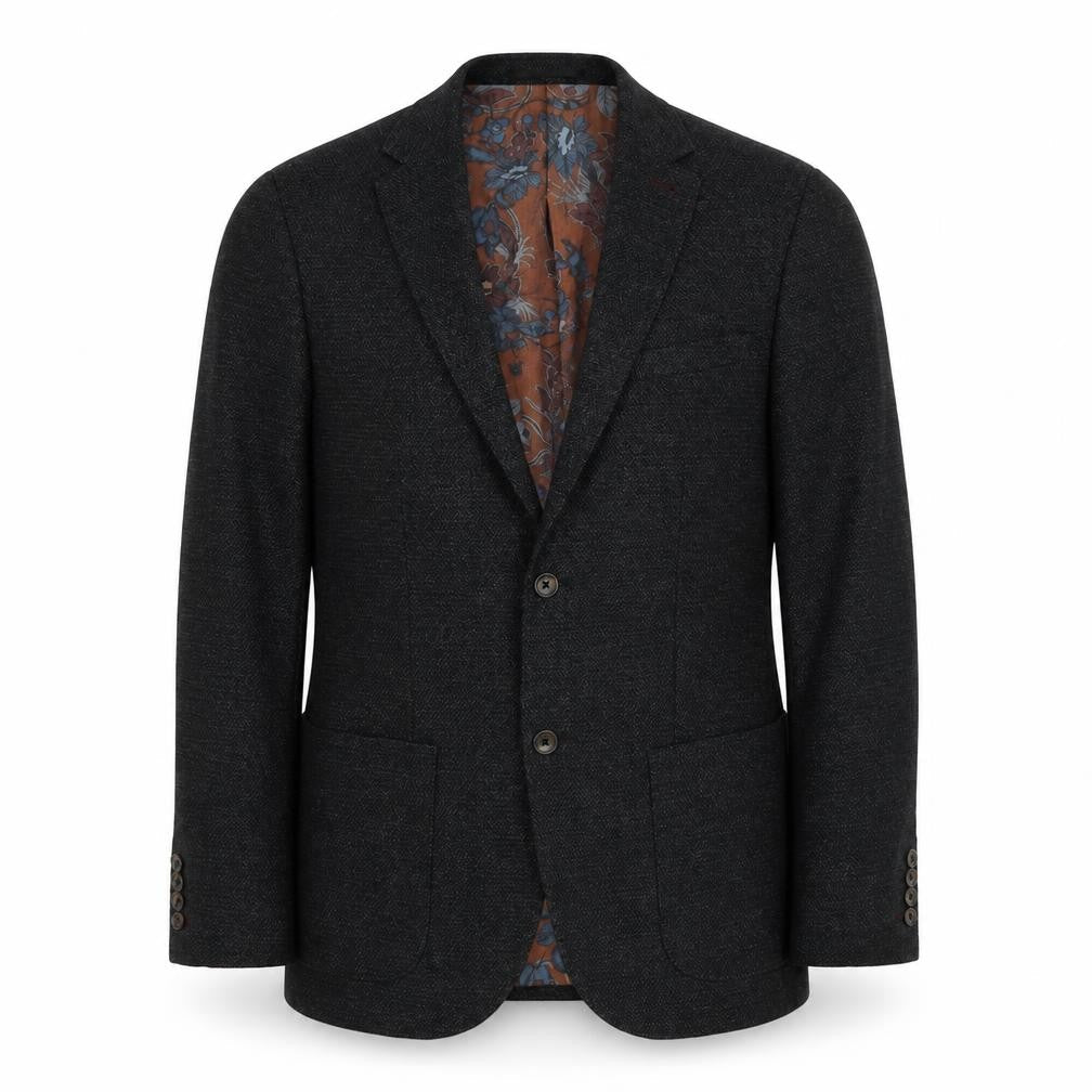 NEXT Mens Black  Polyester Jacket Suit Jacket Size 38